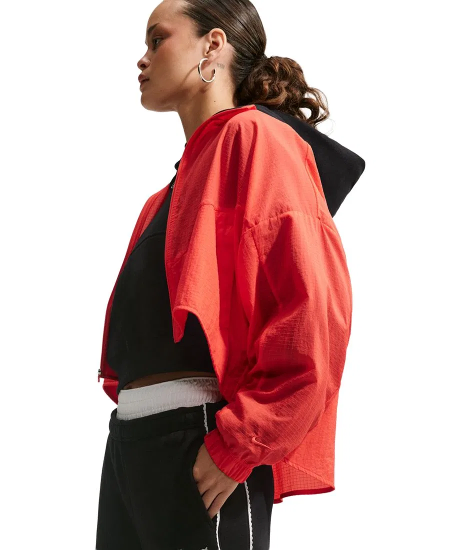Брюки для женщин Nike Studio Fleece, свободный крой, широкие штанины, Total Black — фото 3