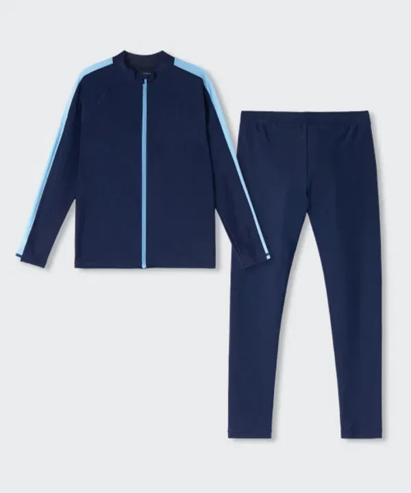 Рашгард и леггинсы для воды Bold Line, Musinsa Standard Kids, Navy/Sky Blue — фото 3