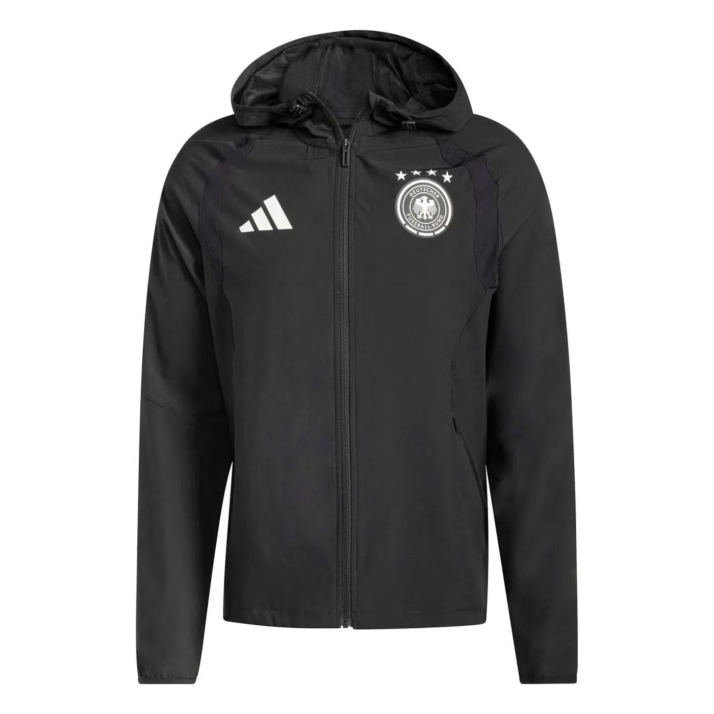 Ветровка с длинным рукавом Germany Tiro Travel Adidas, черный