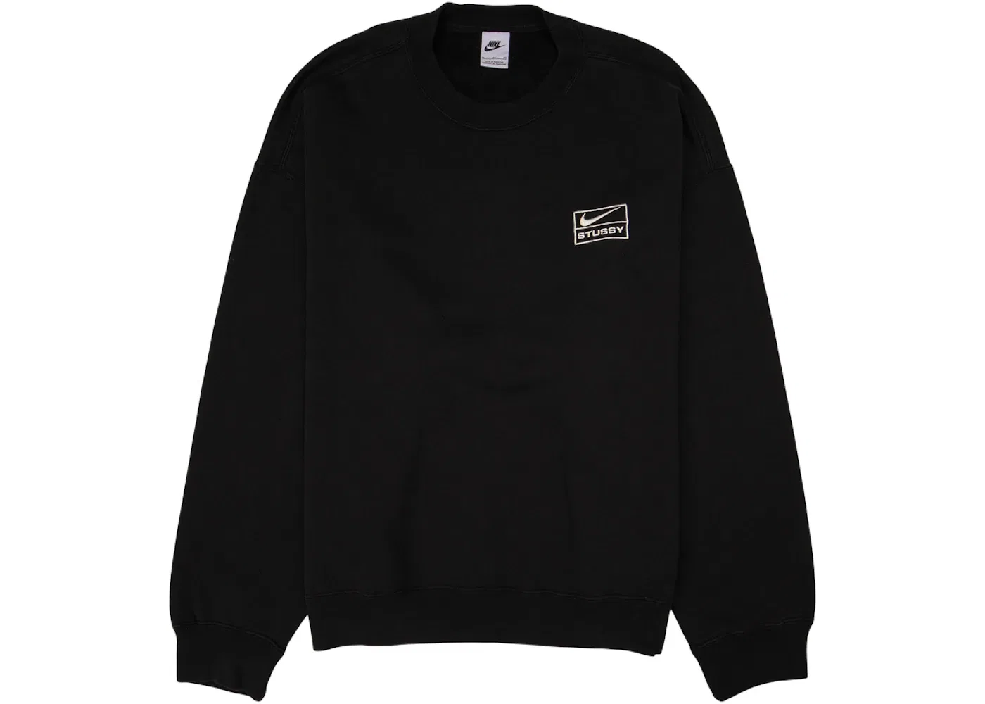 Мужской свитшот с воротником Crew Fleece Nike, Black