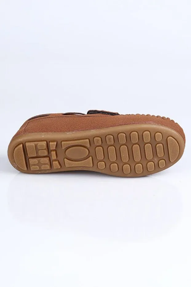 Детские туфли для мальчиков кожаные K.700 loafer f.-taba Mini Angel, Taba — фото 2