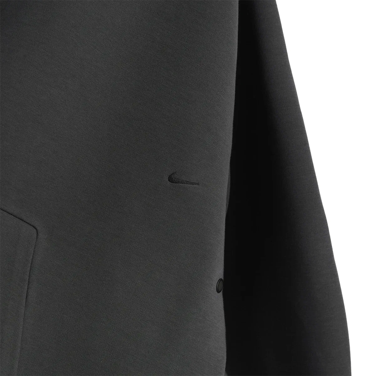 Худи с полной застежкой-молнией Nike Tech Fleece, Anthracite & Black — фото 3