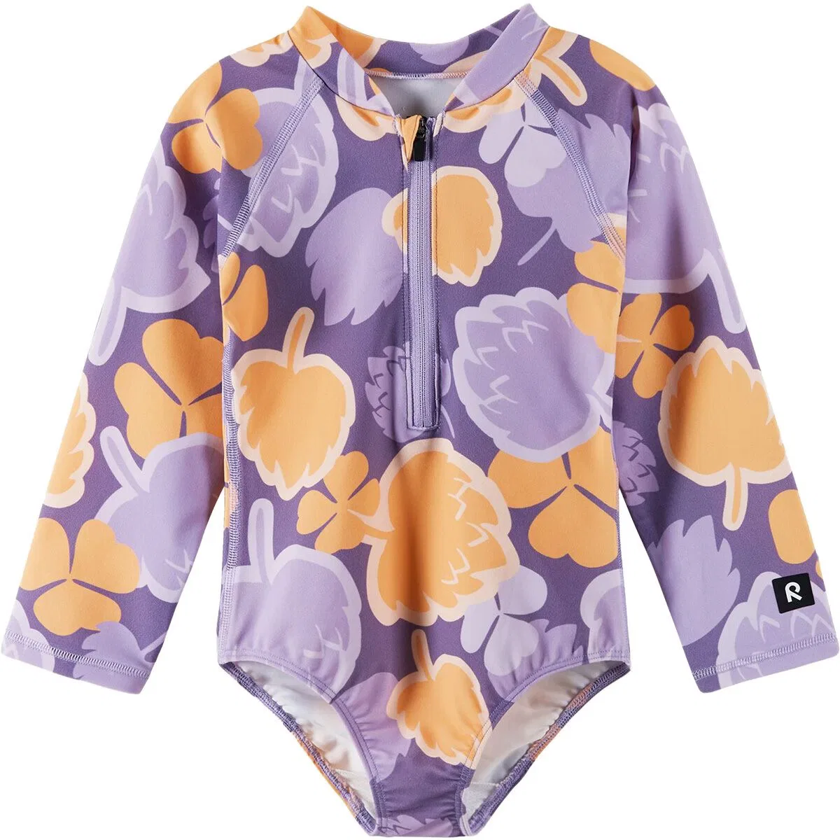 Детский купальник-слитник с длинным рукавом Pihlis SunProof Reima, Blooming Lilac