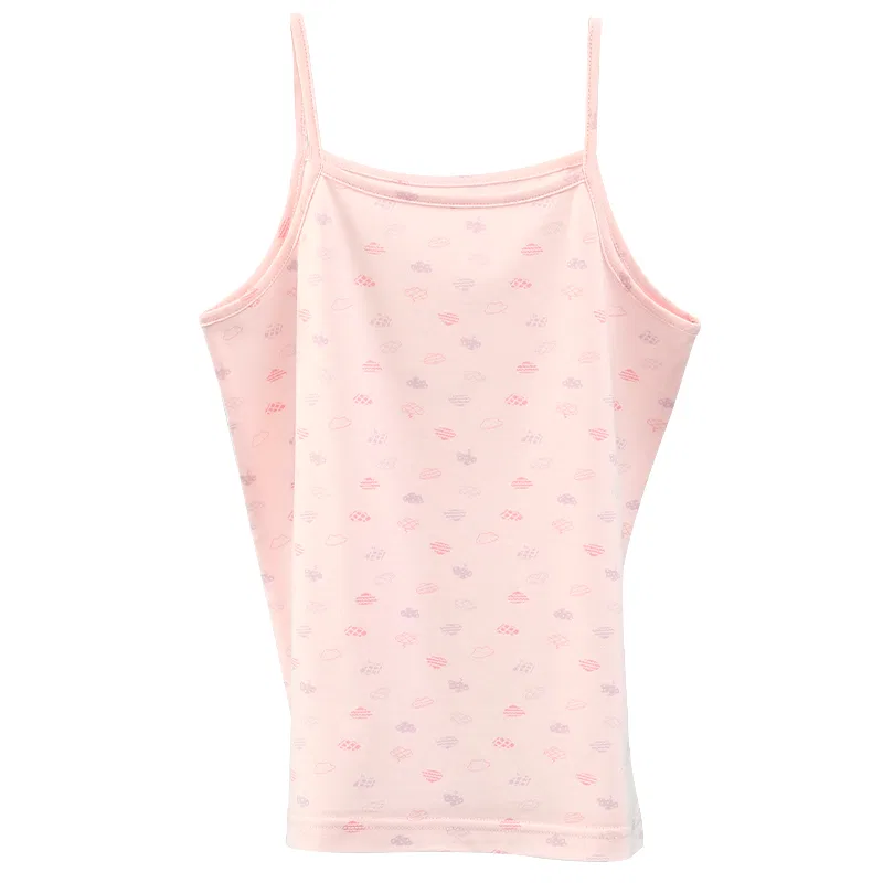 Детское топ-майка с принтом Red bean Red bean-print, Light Pink