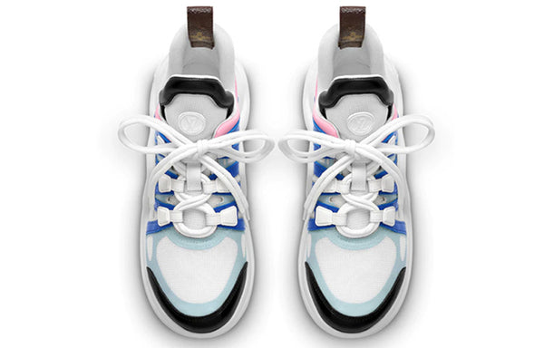 Кроссовки lv archlight sports shoes blue/white/pink Louis Vuitton, белый — фото 4