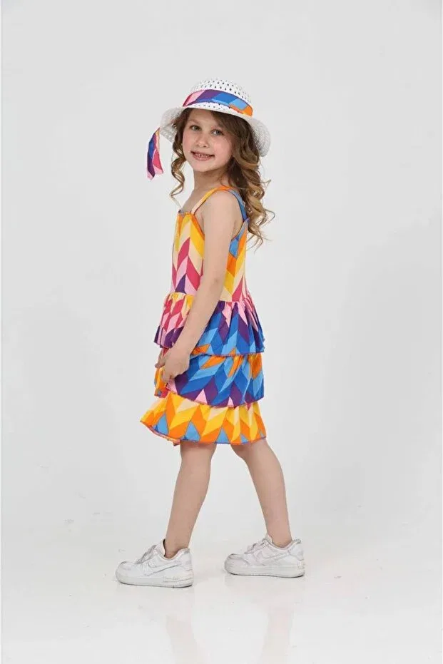 Детское платье для девочек хлопковое Arbi Kids, Orange