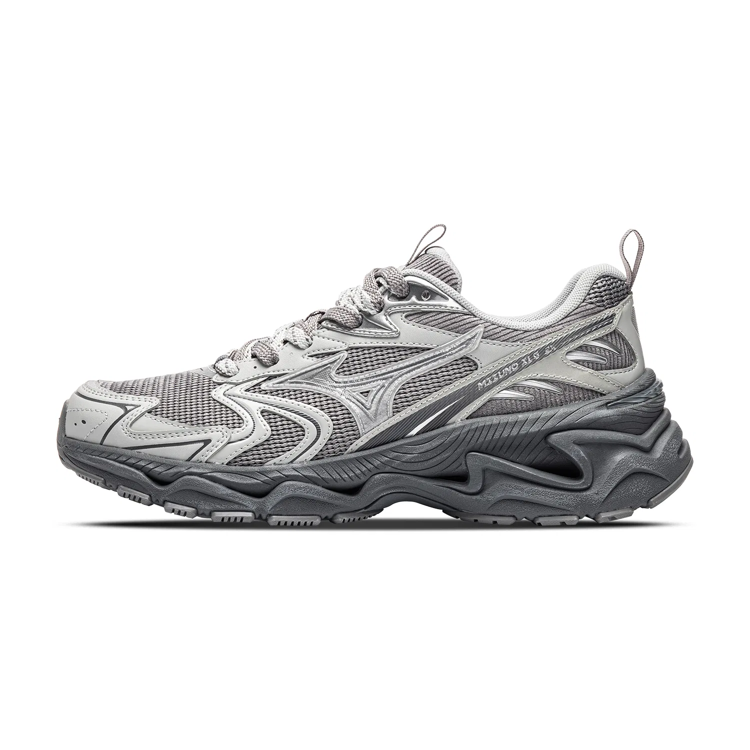 Кроссовки детские Chunky Sneakers Mizuno, Titanium Gray/Arctic Gray/Poppy Gray
