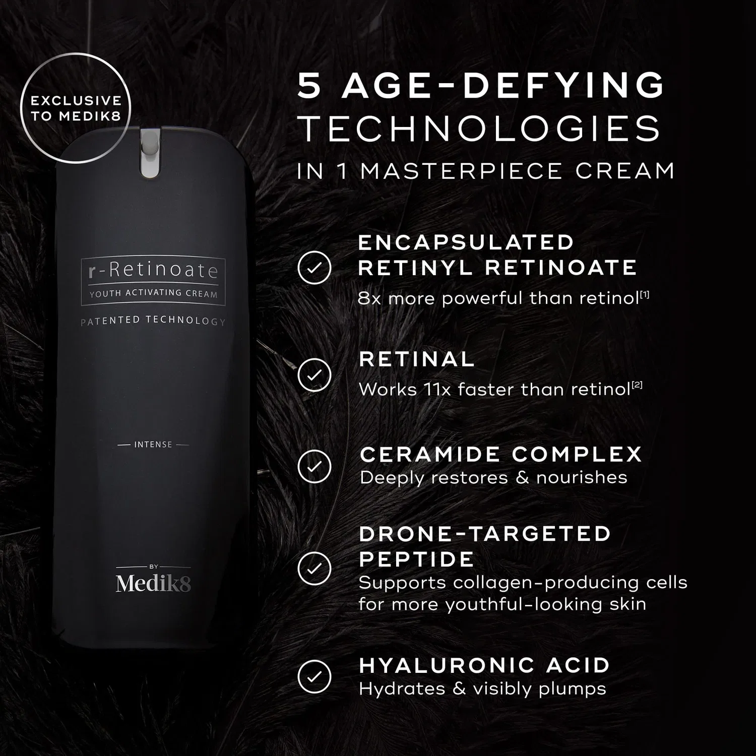 Ночная сыворотка-крем с ретиноатом R-Retinoate Intense, Medik8, 50 мл — фото 4