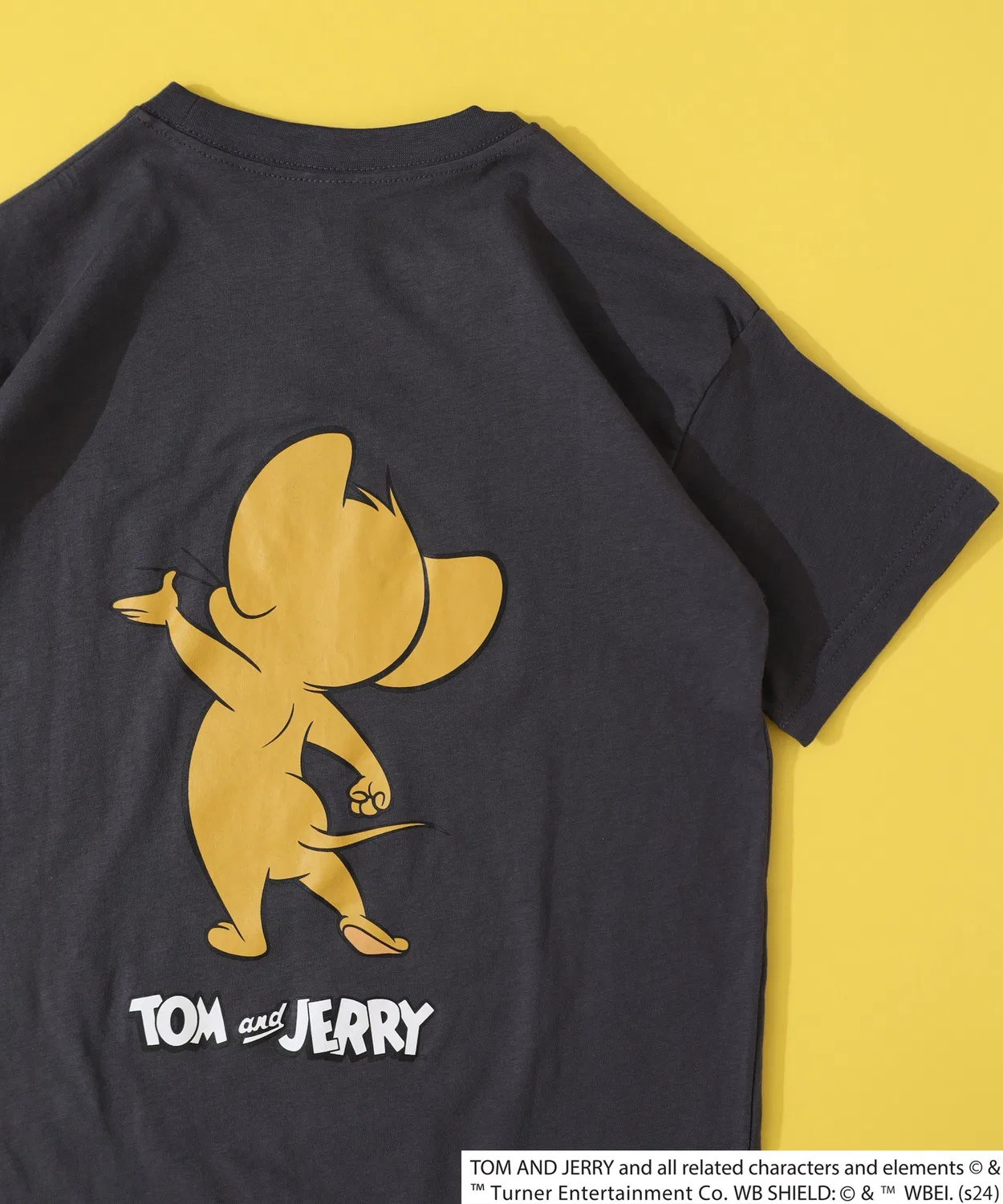 Детское платье-оверсайз с принтом Tom & Jerry TOM&JERRY, Charcoal