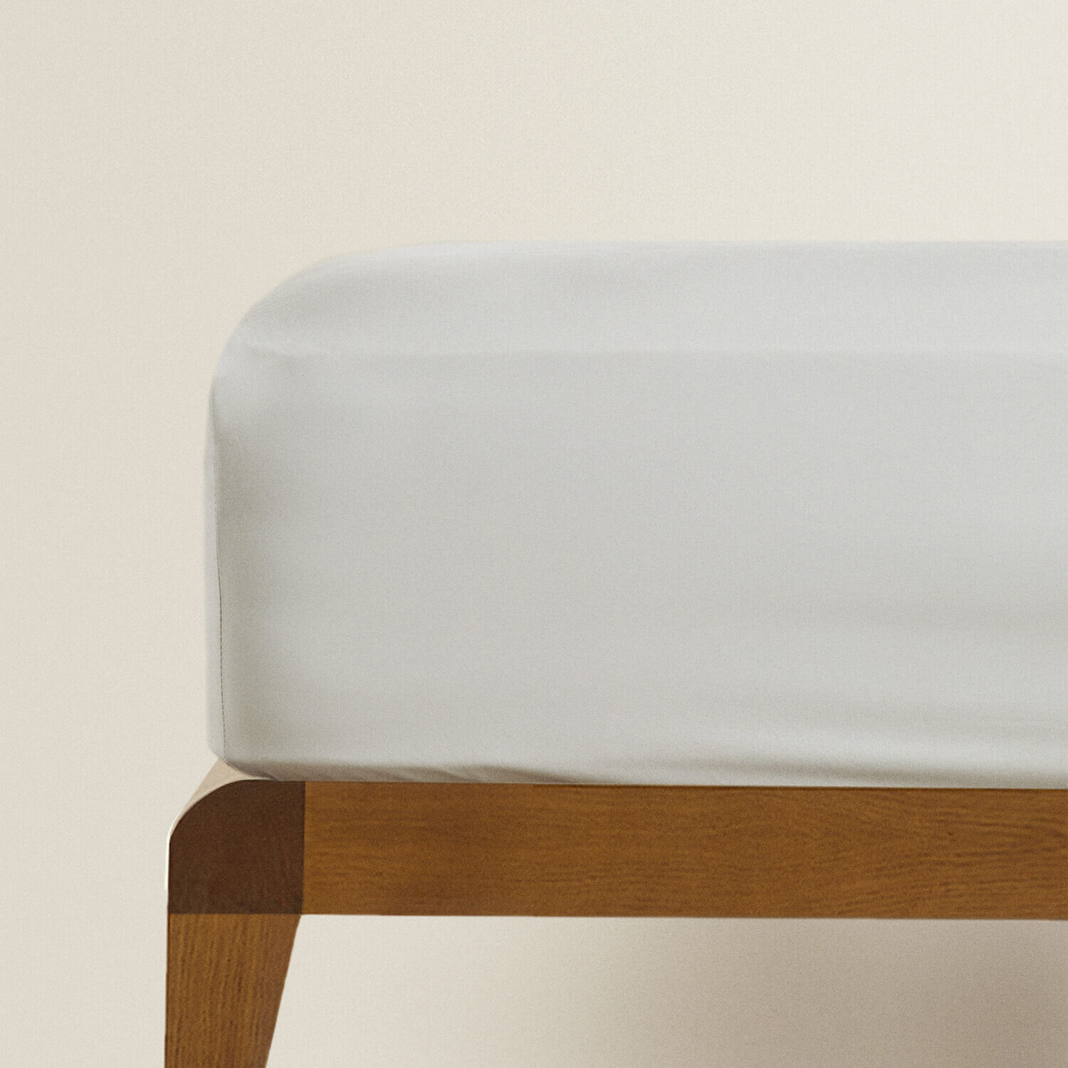 Простыня на подгонку Zara Home Sateen, 500 нитей, серебро