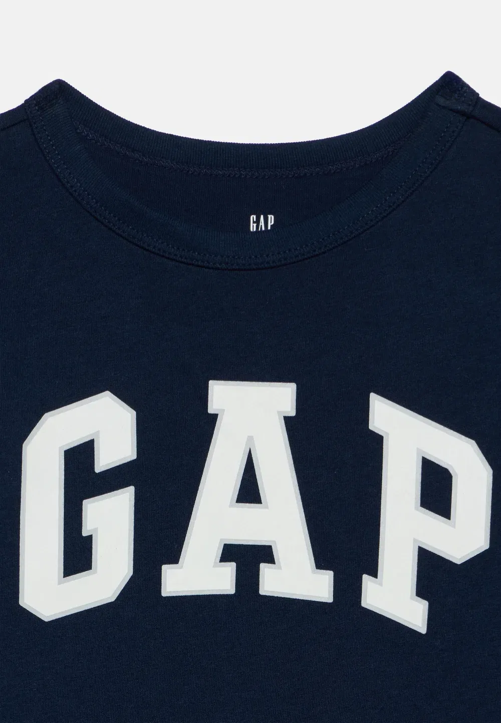 Футболка унисекс с логотипом, с длинными рукавами Gap, Tapestry Navy — фото 3