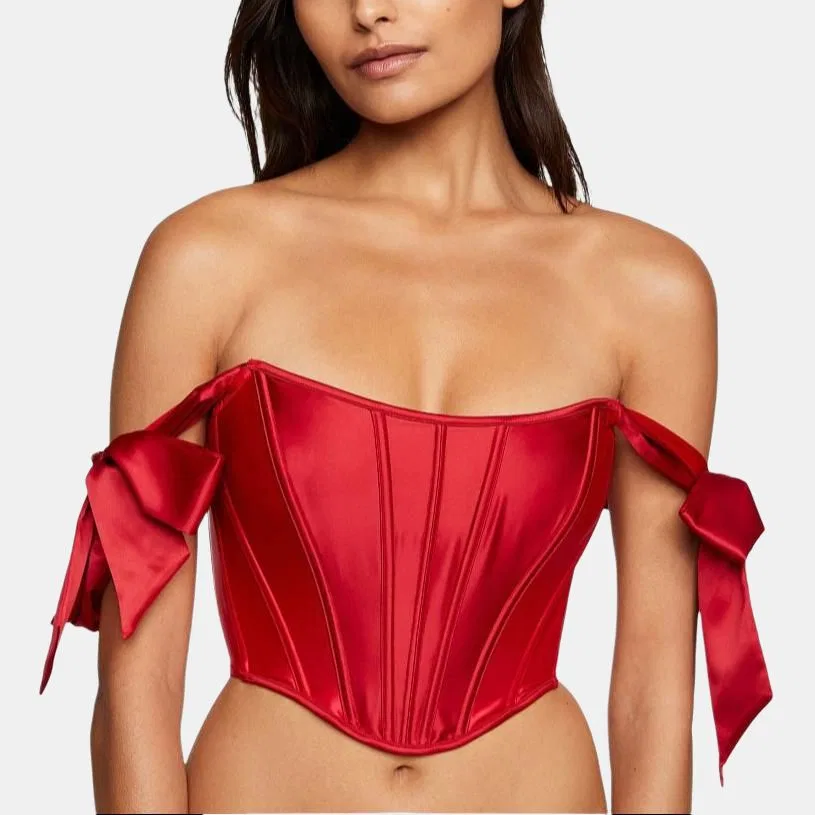 Женское корректирующее белье Victoria's Secret, Красный — фото 3
