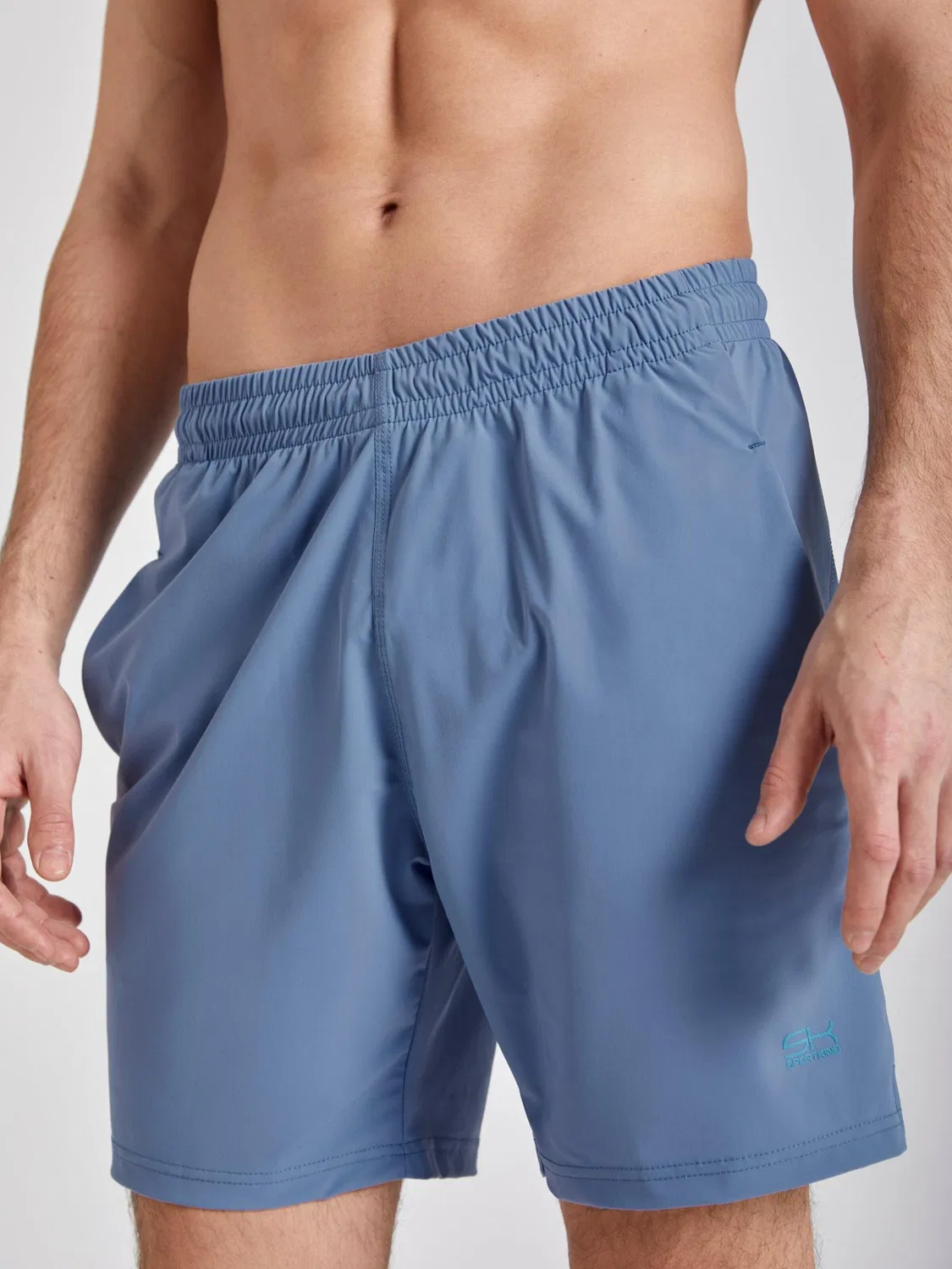 Спортивные шорты Sportkind Regular Workout Pants Shorts regular, цвет дымчато-серый — фото 2