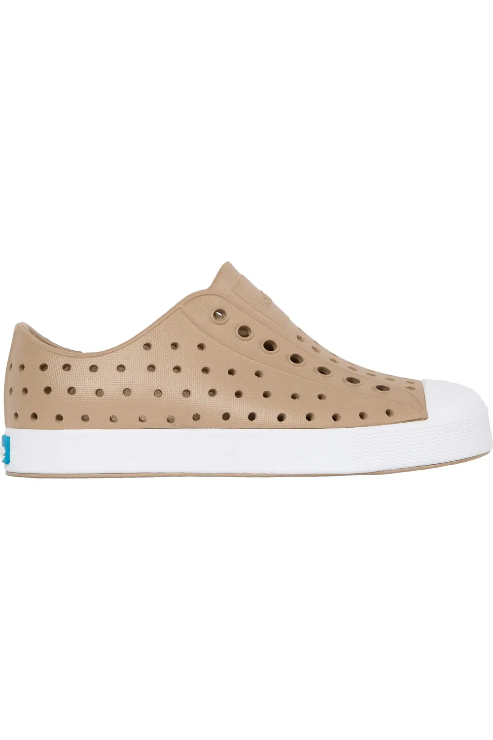 Кеды детские водонепроницаемые Jefferson Slip-On Native Shoes, бежевый/белый — фото 3