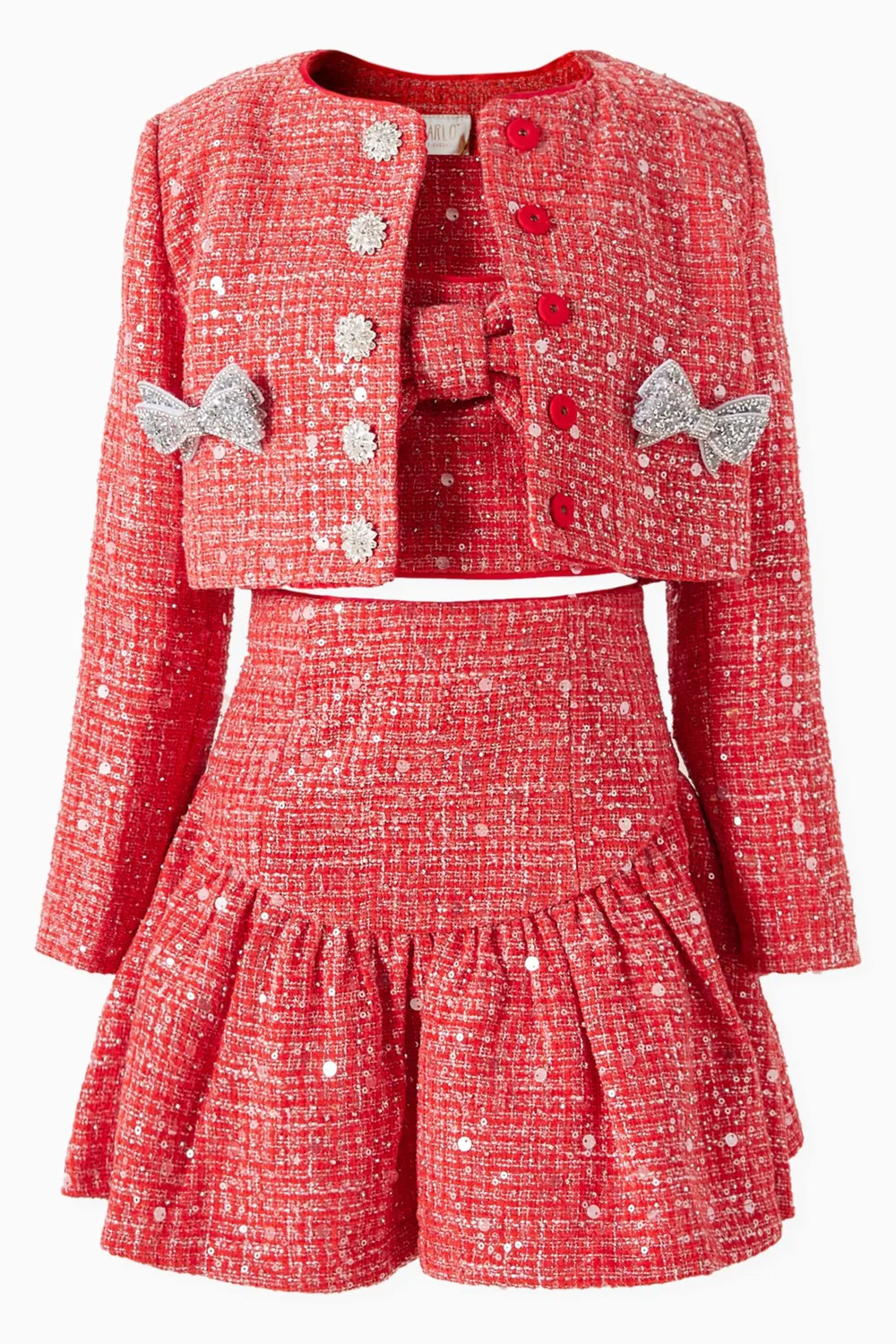 Топ с пайетками Jingle Top Marlo Kids — фото 2