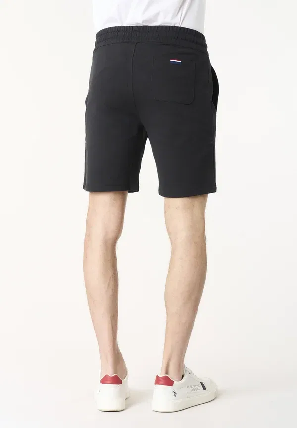 Брюки хлопковые Tracksuit bottoms U.S. Polo Assn., черный — фото 3