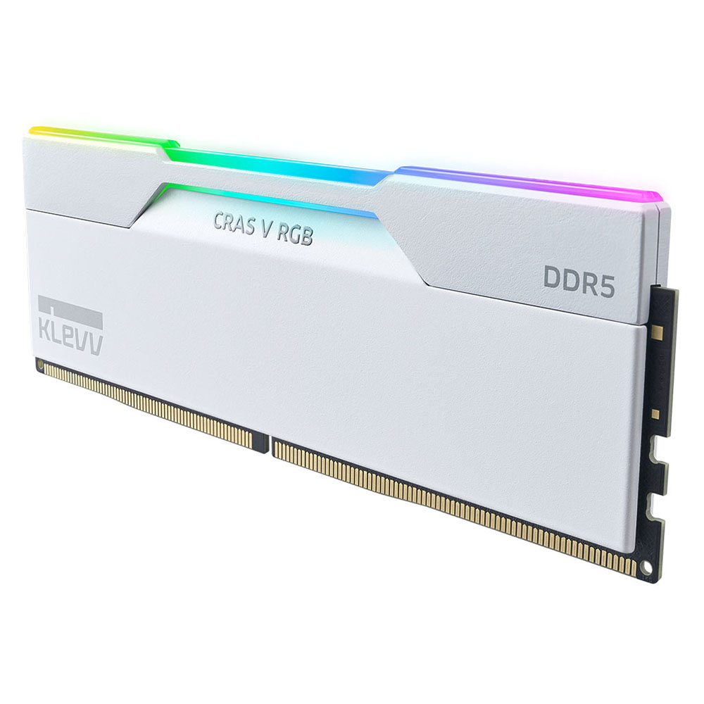 Оперативная память KLEVV Cras V RGB, 64 Гб (2 х 32 Гб), DDR5, 6400 МГц, KD5BGUA80-64A320J, белый — фото 3