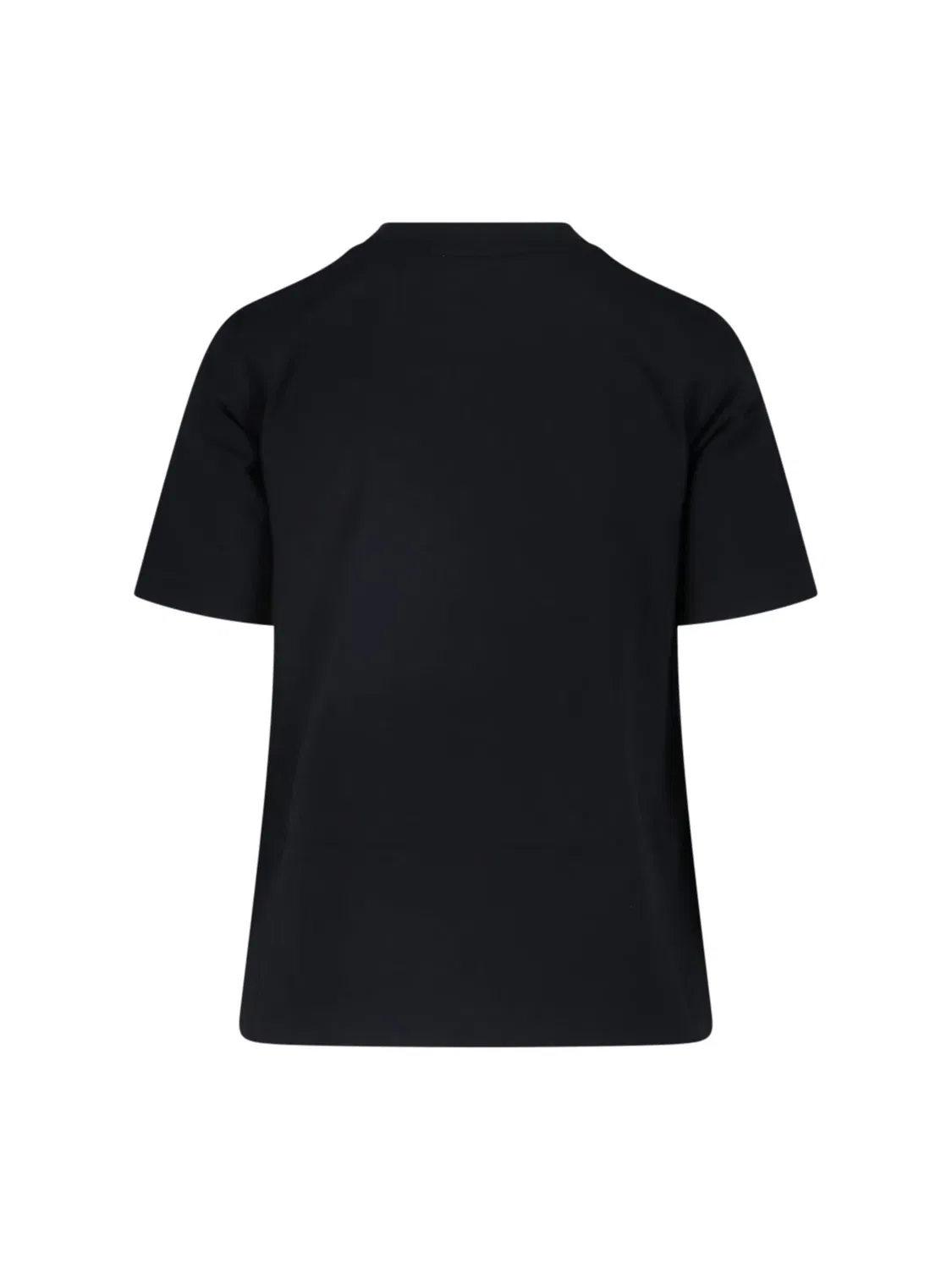 Женская футболка с принтом Black Cotton Heart Knight T-Shirt Burberry, черный — фото 2