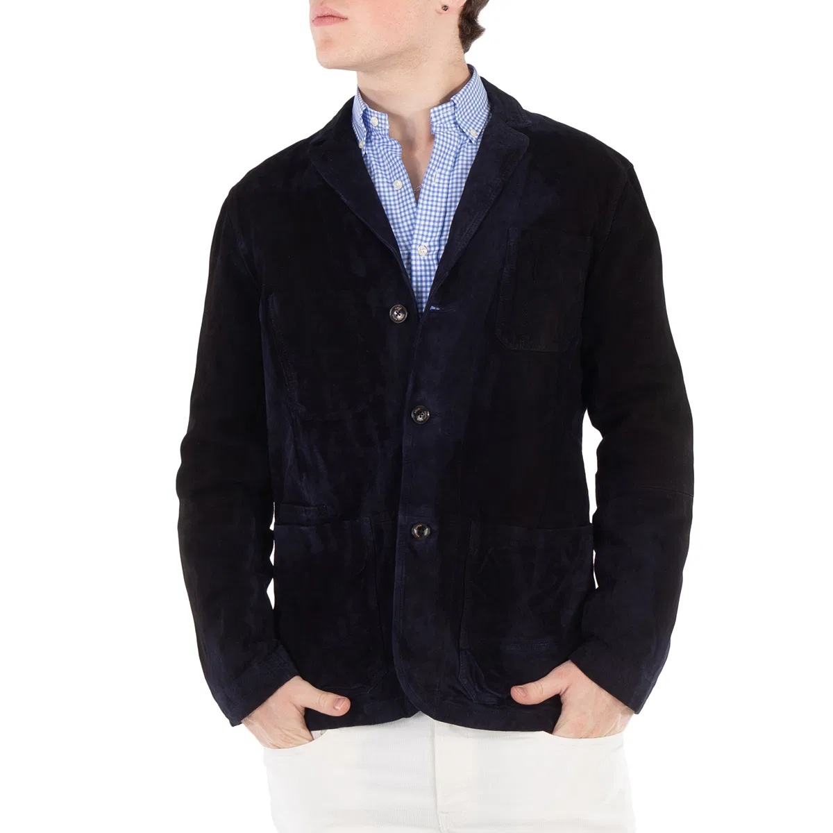 Блейзер из вельвета Polo Soft Tailored Corduroy Blazer Polo Ralph Lauren, Blue