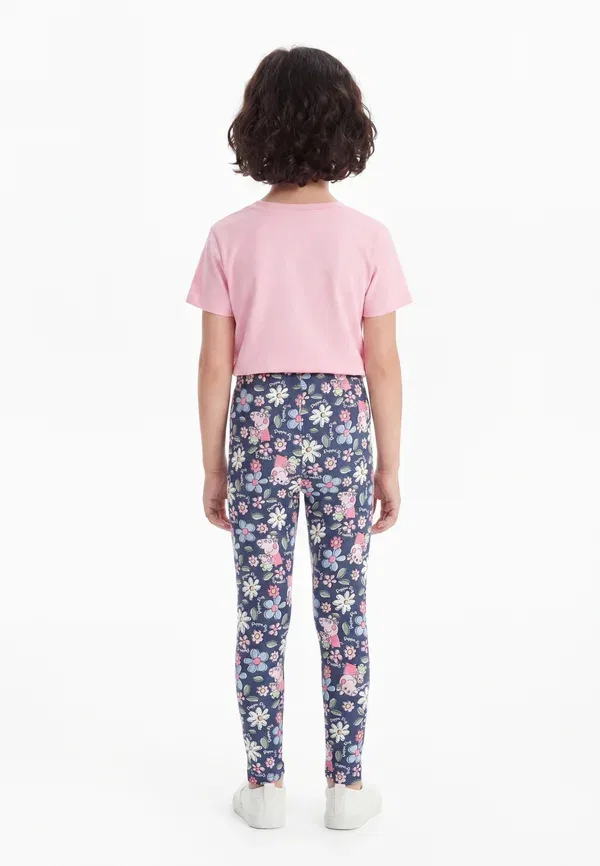 Леггинсы с флоральным узором Nmfjundi peppa slim Name It, Vintage Indigo, индиго — фото 2