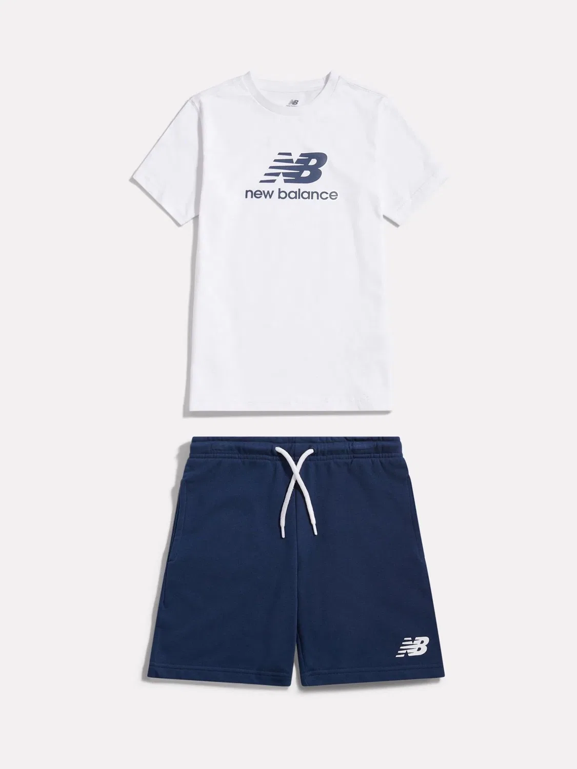 Комплект футболка и шорты New Balance White