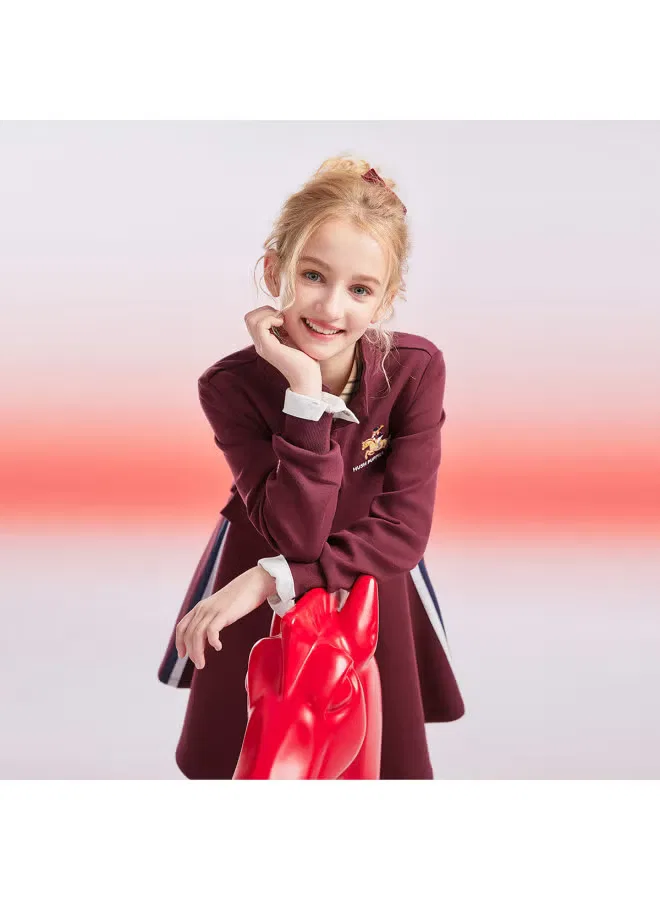 Платье из футера с длинным рукавом, модель Two-Piece Style, Hush Puppies — фото 4