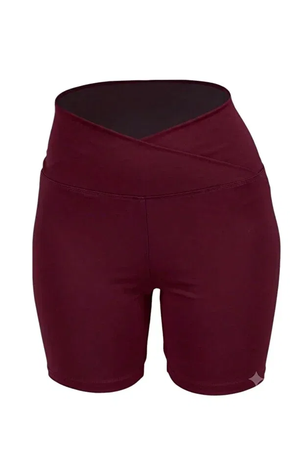 Детские леггинсы для девочек с карманами Erdem Kids, Burgundy — фото 3