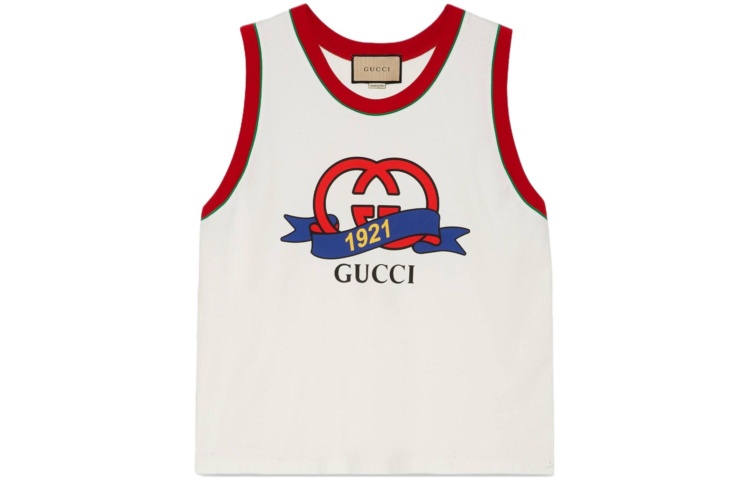 

Майка мужская Off White Gucci, кремовый
