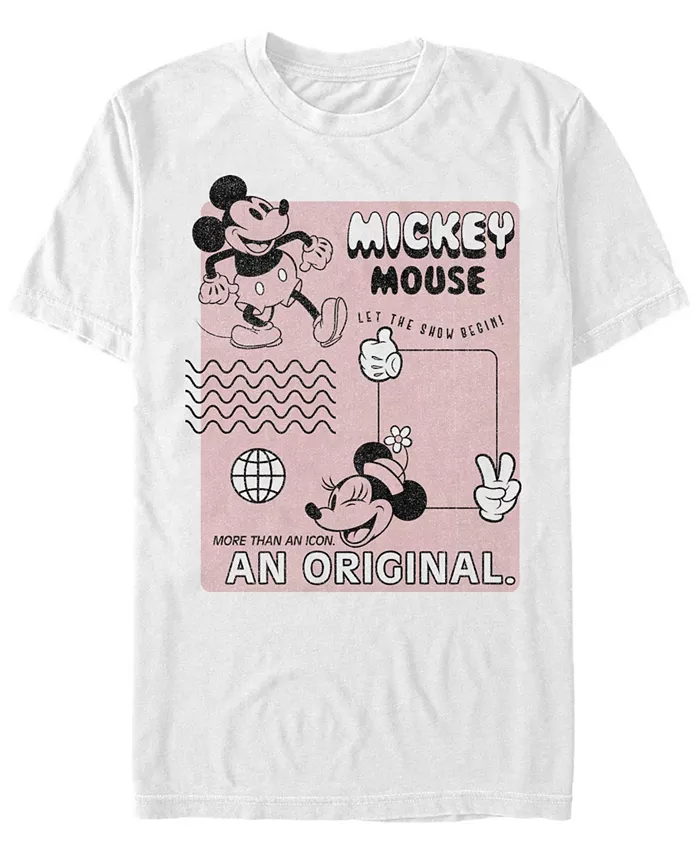 

Мужская футболка с коротким рукавом Original Mickey Fifth Sun, белый