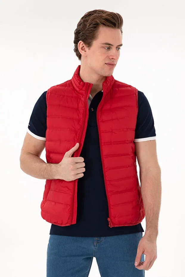 Мужской жилет стеганый U.S. Polo Assn., Red