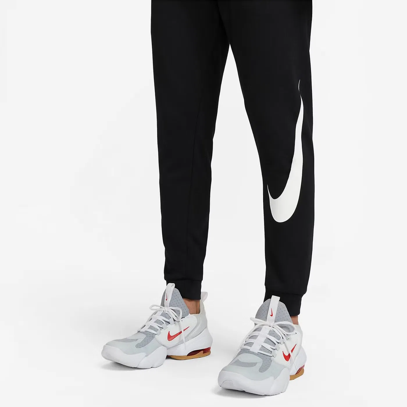 Штаны баскетбольные с длинным рукавом Therma Dri Fit Nike, черный — фото 4
