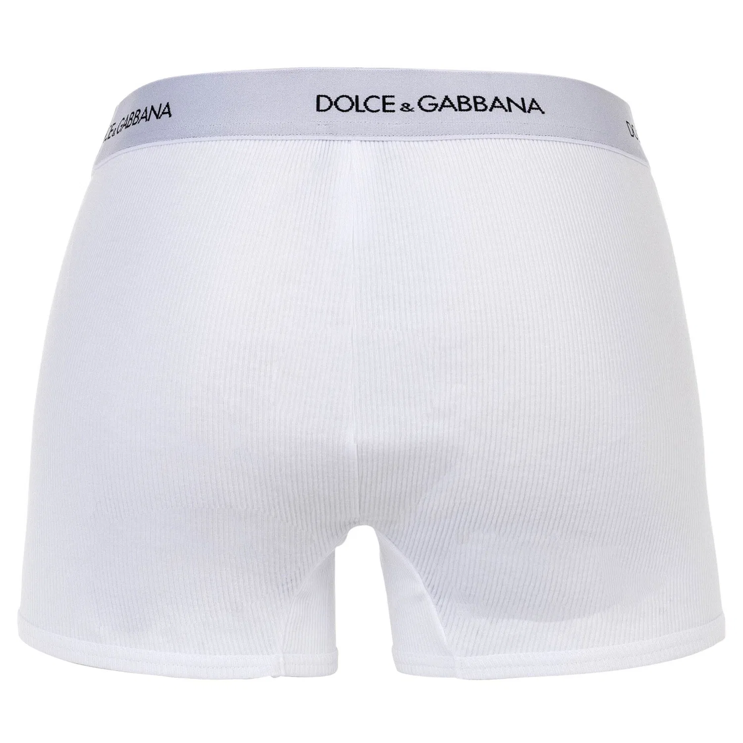 Боксерские шорты Dolce & Gabbana из белого денима — фото 3