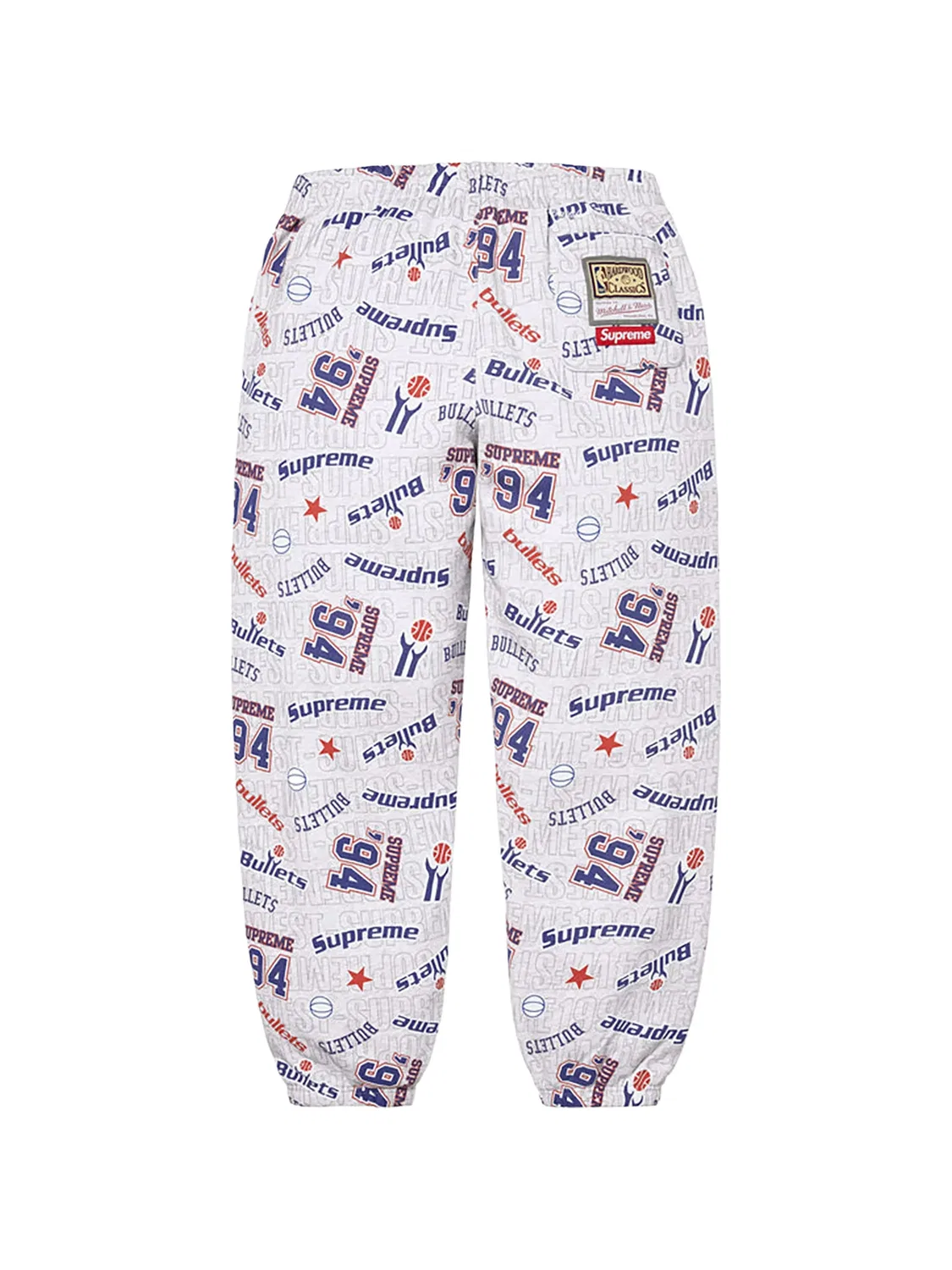 Спортивные брюки NBA из коллаборации с Mitchell & Ness Supreme, серый