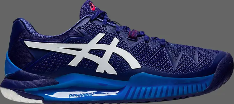 

Кроссовки gel resolution 8 'dive blue' Asics, синий