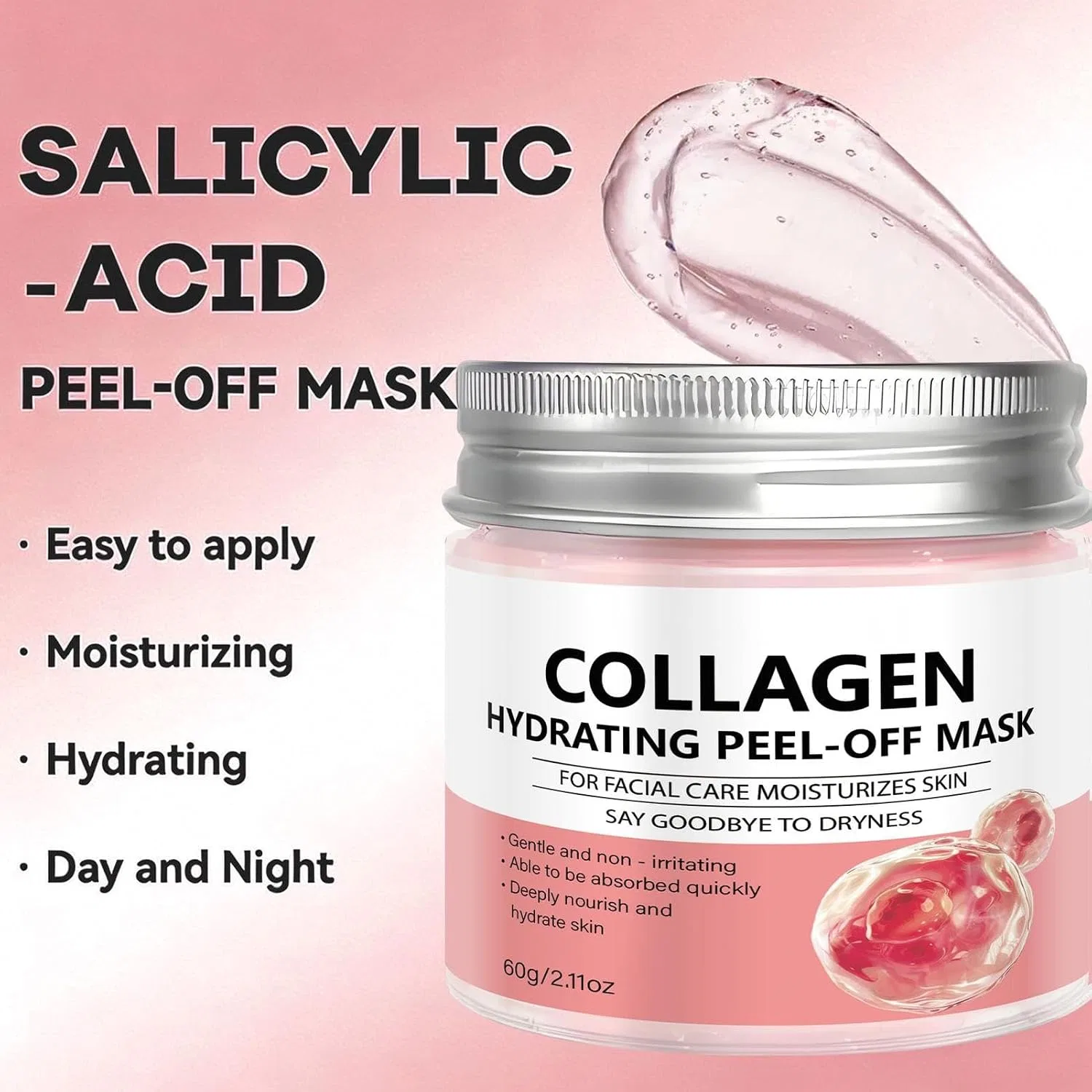Generisch Peel-Off маска для лица увлажняющая, 60 г — фото 4
