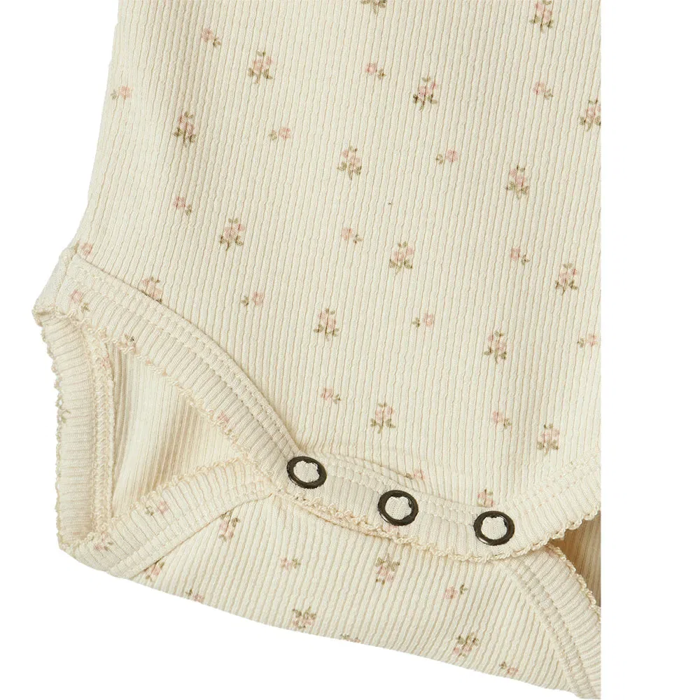 Боди с длинными рукавами Name It Gago Slim Lil Atelier, бежевый — фото 4