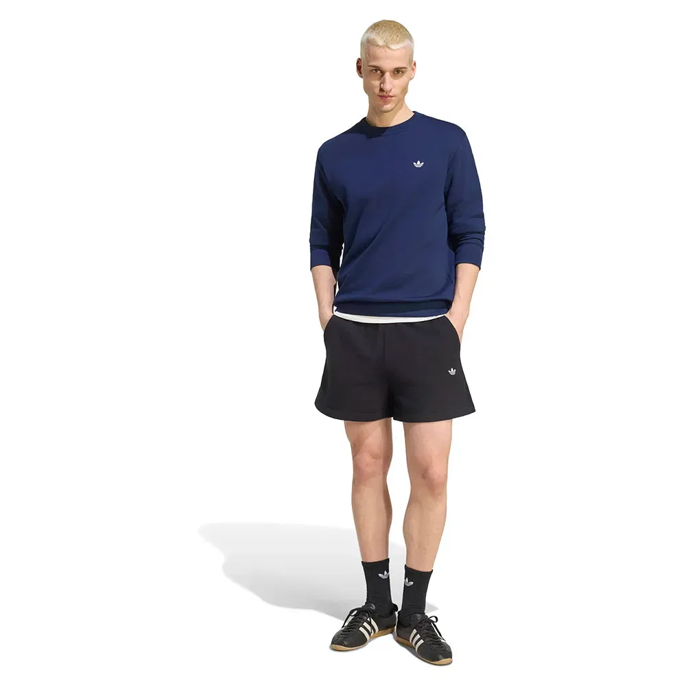 Мужской свитшот из футера Trefoil Essentials Crew French Terry Adidas Originals, Blue — фото 4