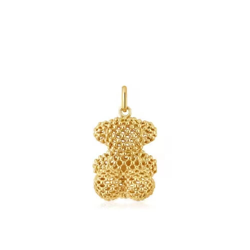 

Подвеска Tous Medium Texturized Bold Bear, золото