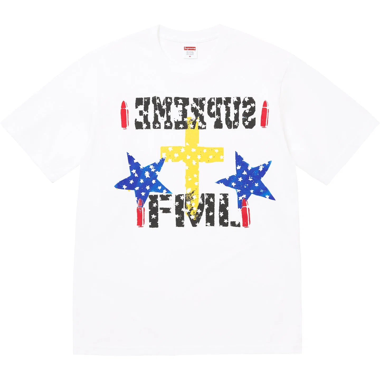 Футболка с круглым вырезом Supreme SS26, White/White