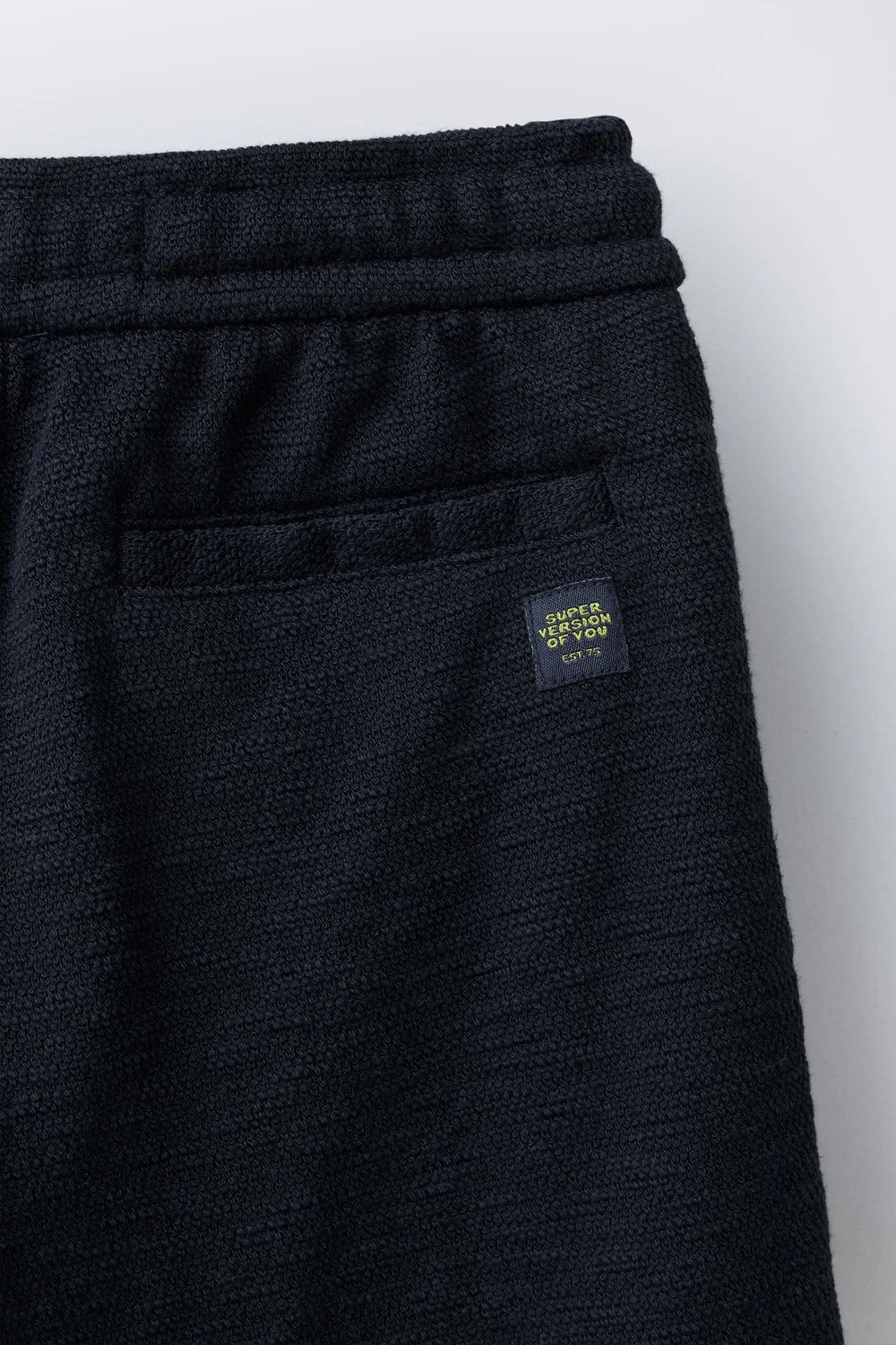 РУСТИКАЛЬНЫЕ БРЮКИ ZARA, Navy Blue — фото 4