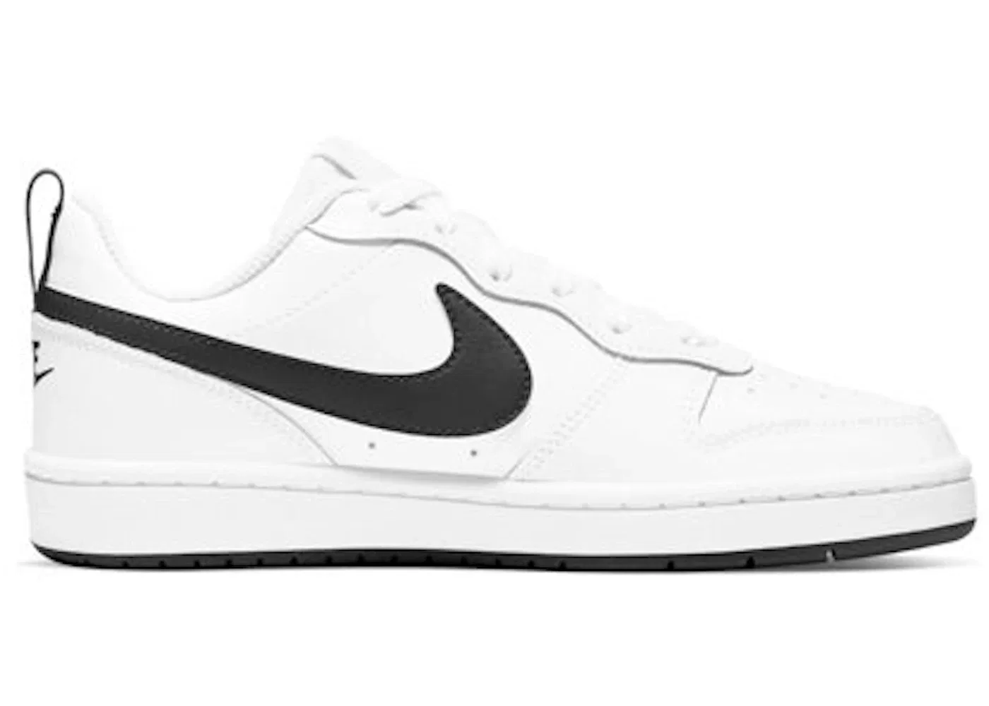 Детские кроссовки с низким верхом Nike Court Borough Low 2 Nike, White/Black/Black
