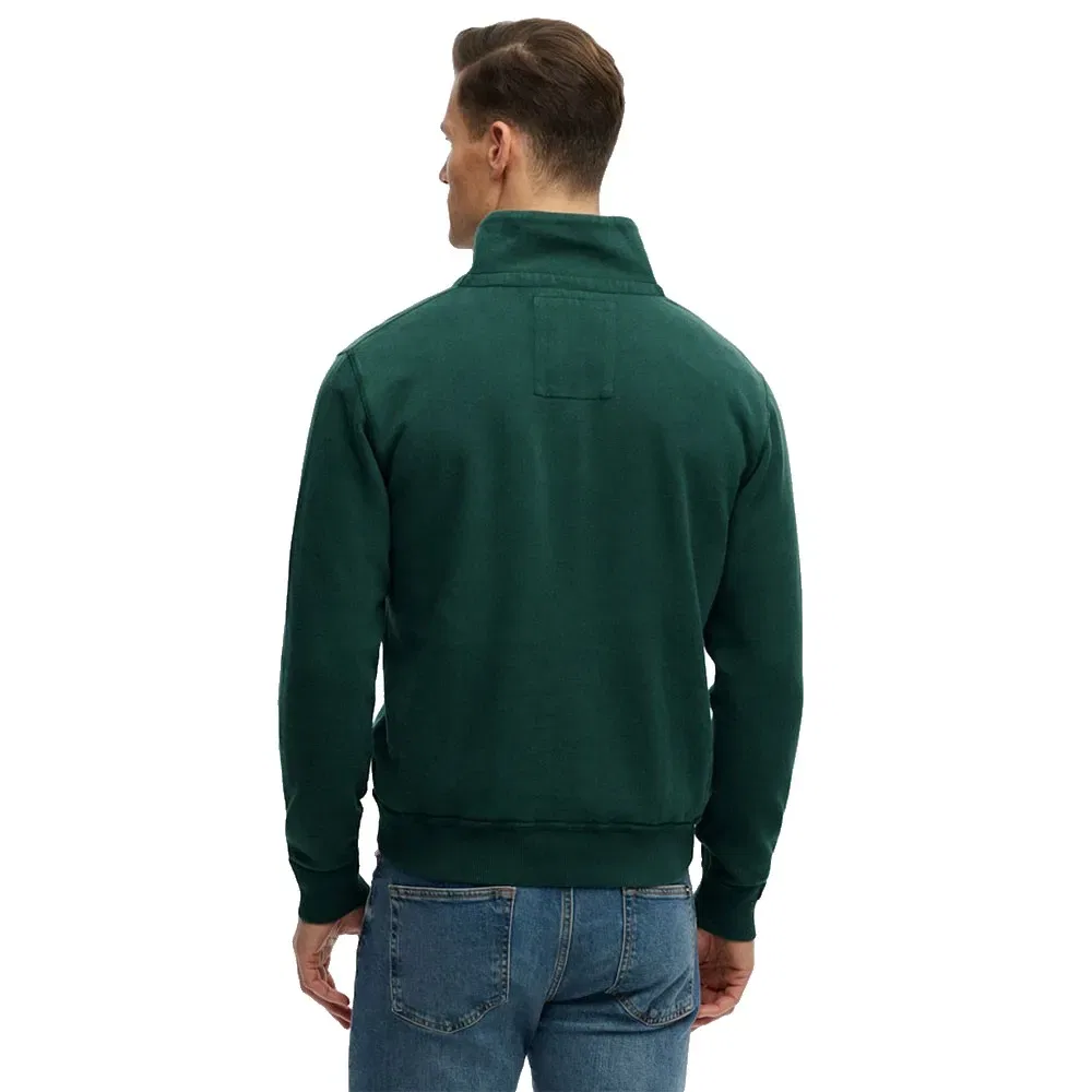 Мужской свитшот с полузастежкой-молнией Vintage Athletic Superdry, Green — фото 2