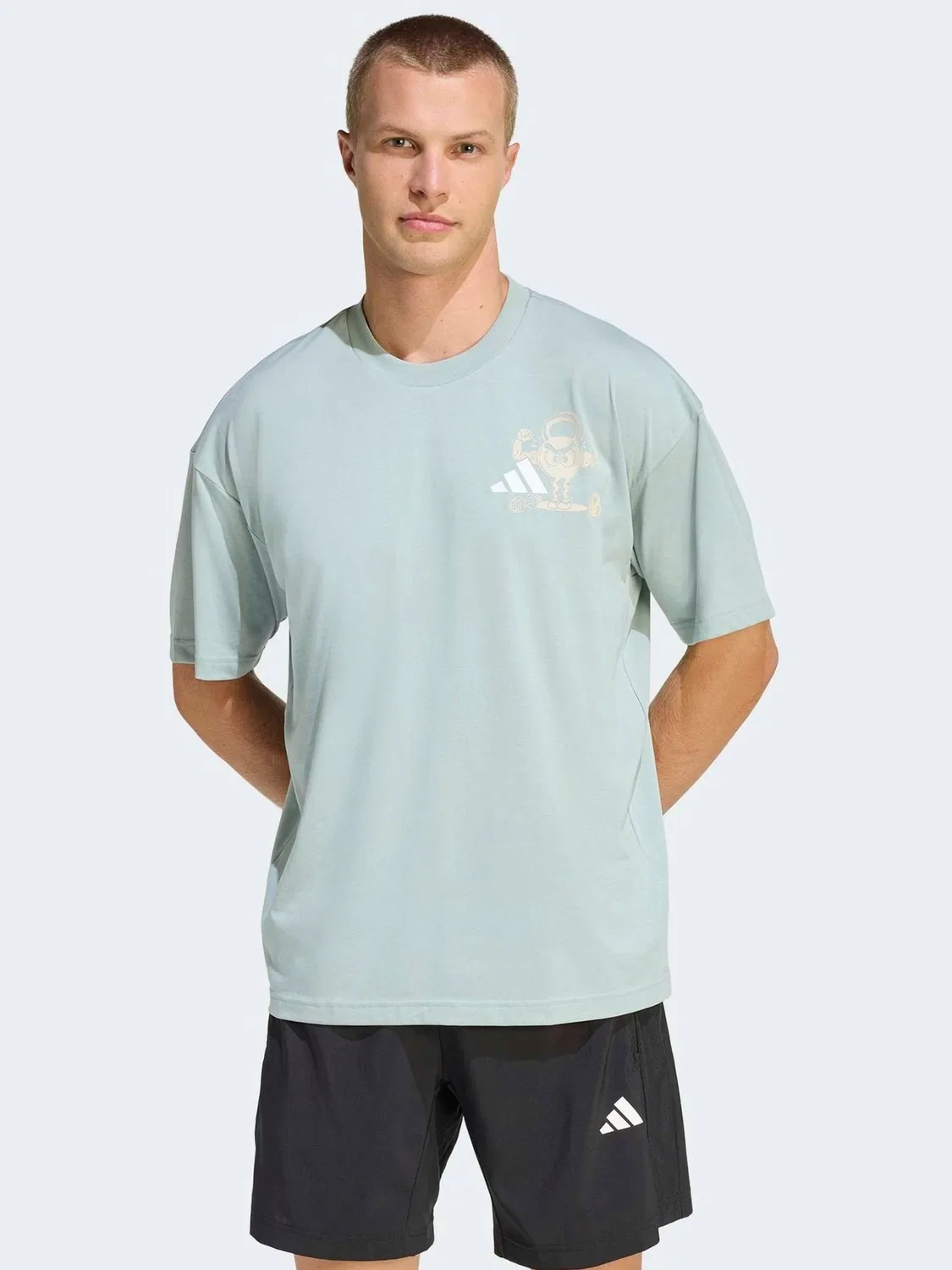 Футболка тренировочная Fun Training adidas, зеленый