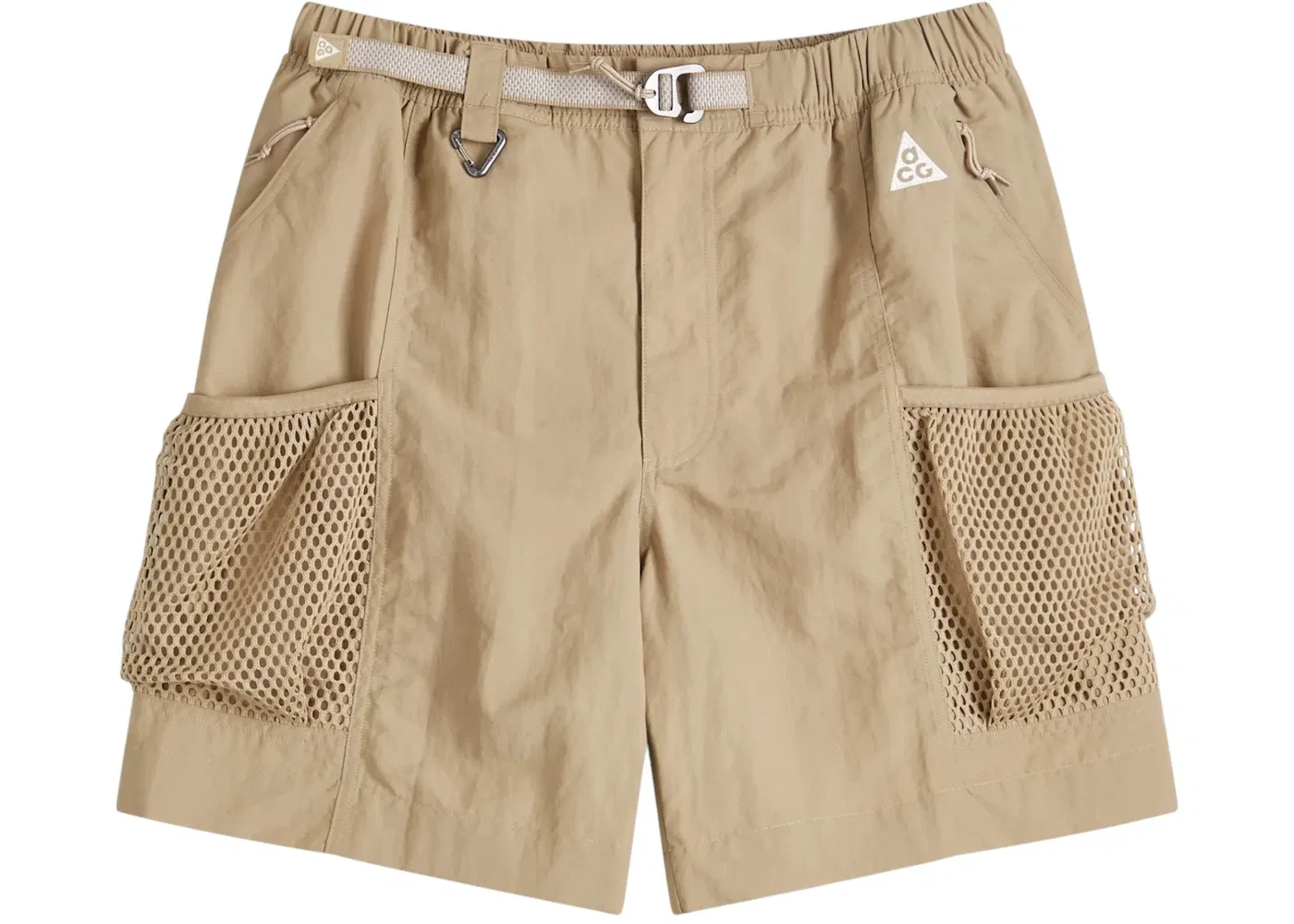 Мужские шорты с карго-карманами Nike ACG Snowgrass Cargo Short, Khaki/Light Iron Ore/Summit White