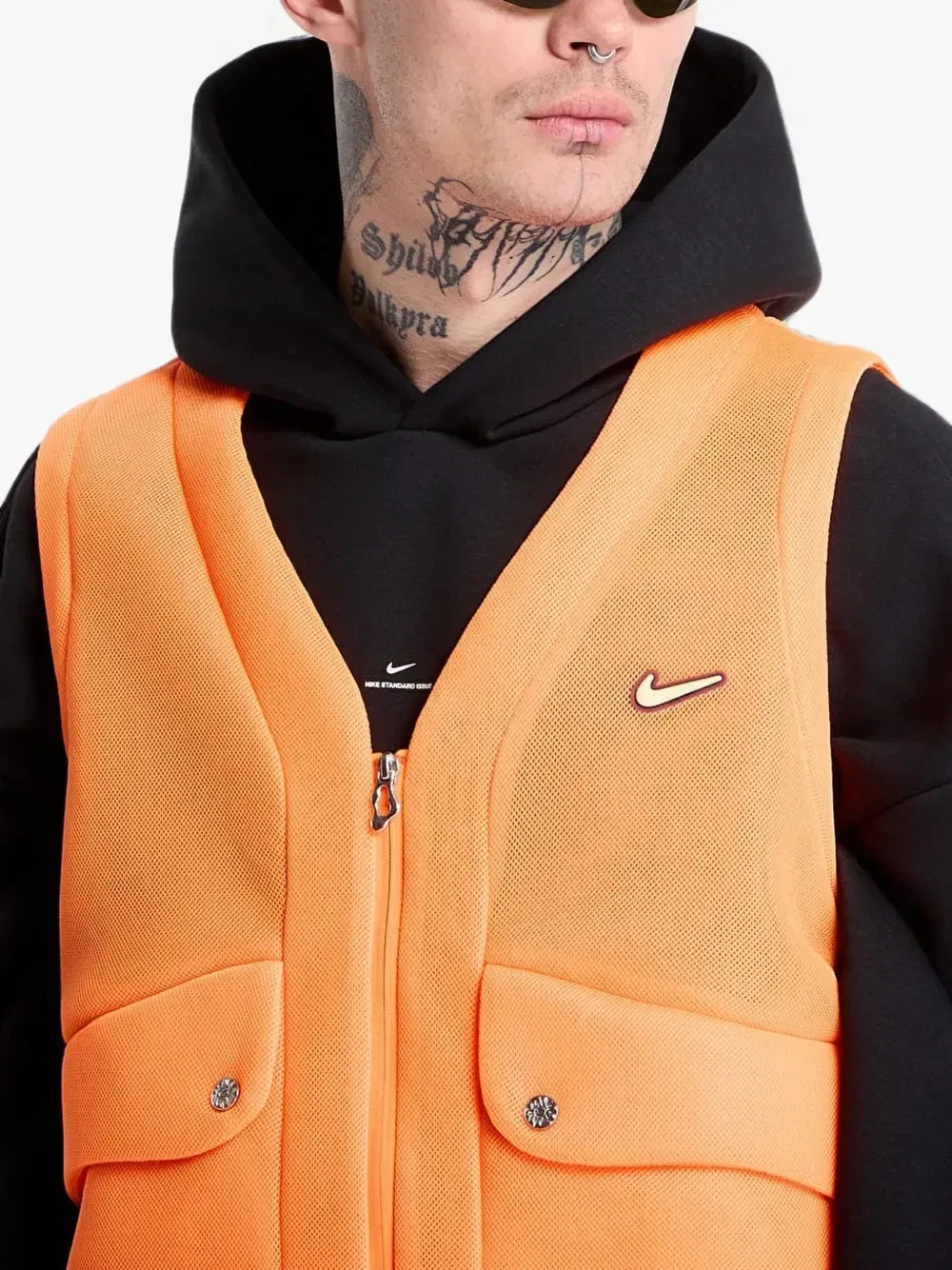 Сетчатая жилетка Project F.R.O.G. Nike, оранжевый — фото 4
