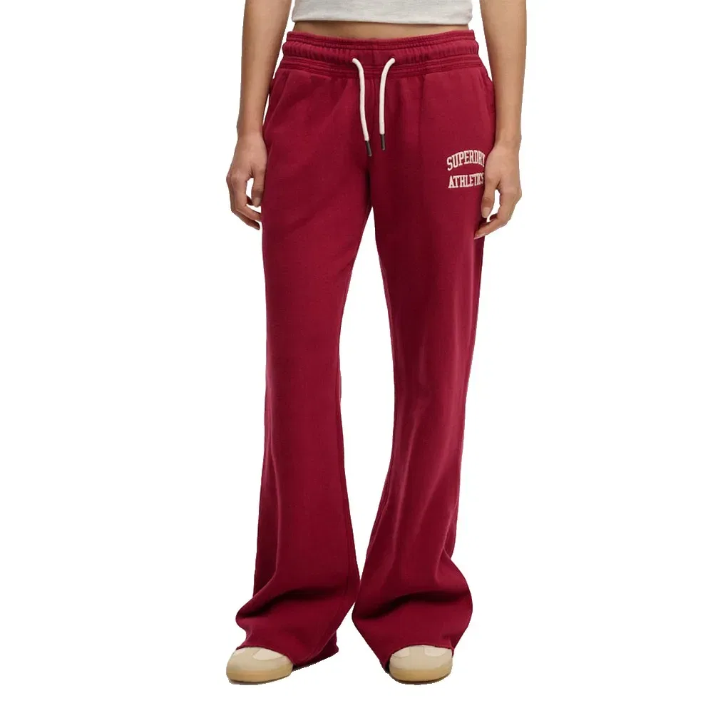 Спортивные брюки Superdry Athletic Low Rise Flare, красный