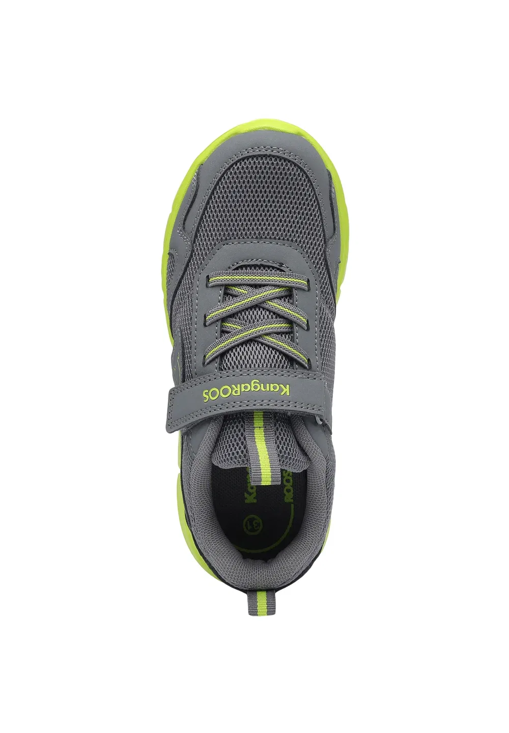 Kinder k-etk rooz ev sneaker 10497 000 2557 grau unisex - trainers Kangaroos, Steel Grey Lime Oc — фото 3