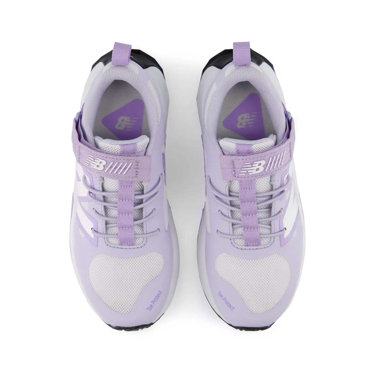 Детские кроссовки с верхней застежкой FuelCell Play Bungee Lace with Top Strap New Balance, Smoked Violet With Lilac Glo And White — фото 4
