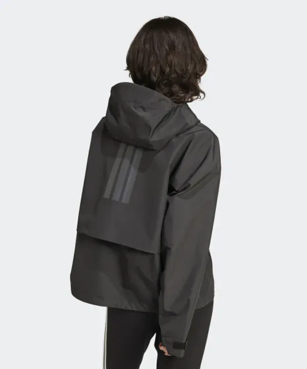 Куртка-дождевик из нейлона, RainReady Adidas, черный — фото 2