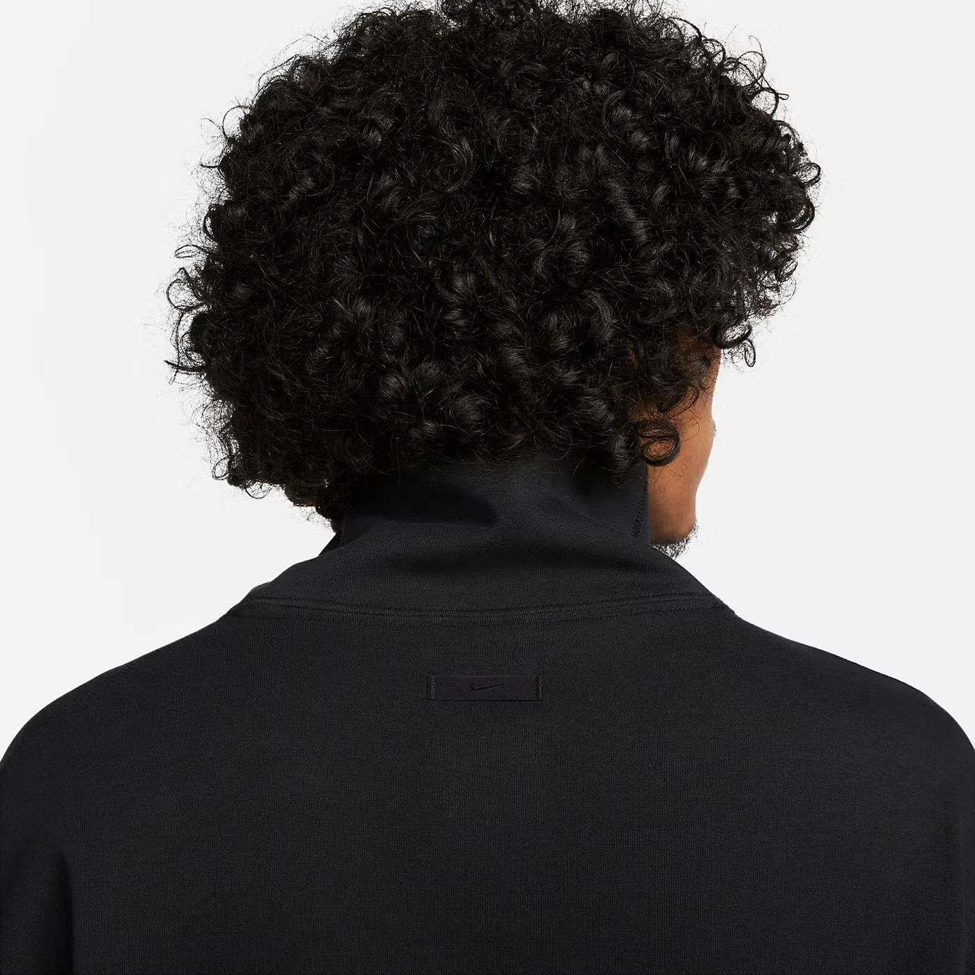 Свитшот с высоким воротом оверсайз Tech Fleece Reimagined Nike, черный — фото 3